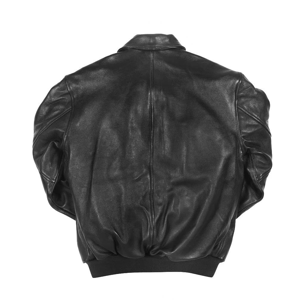 OakLeather Antique Lamb Jacket Long Fit Black