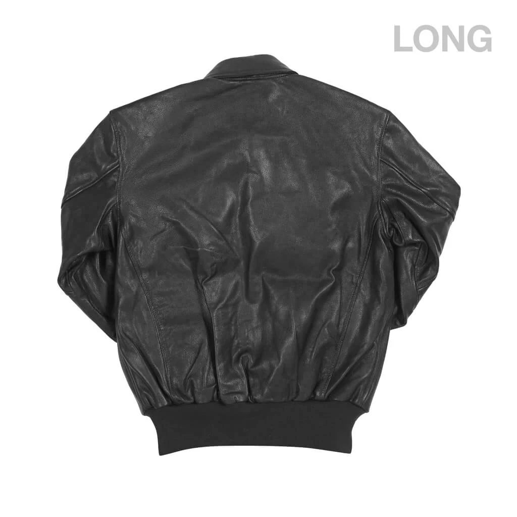 OakLeather U.S.A.F. 21st Century A-2 Jacket Long Black