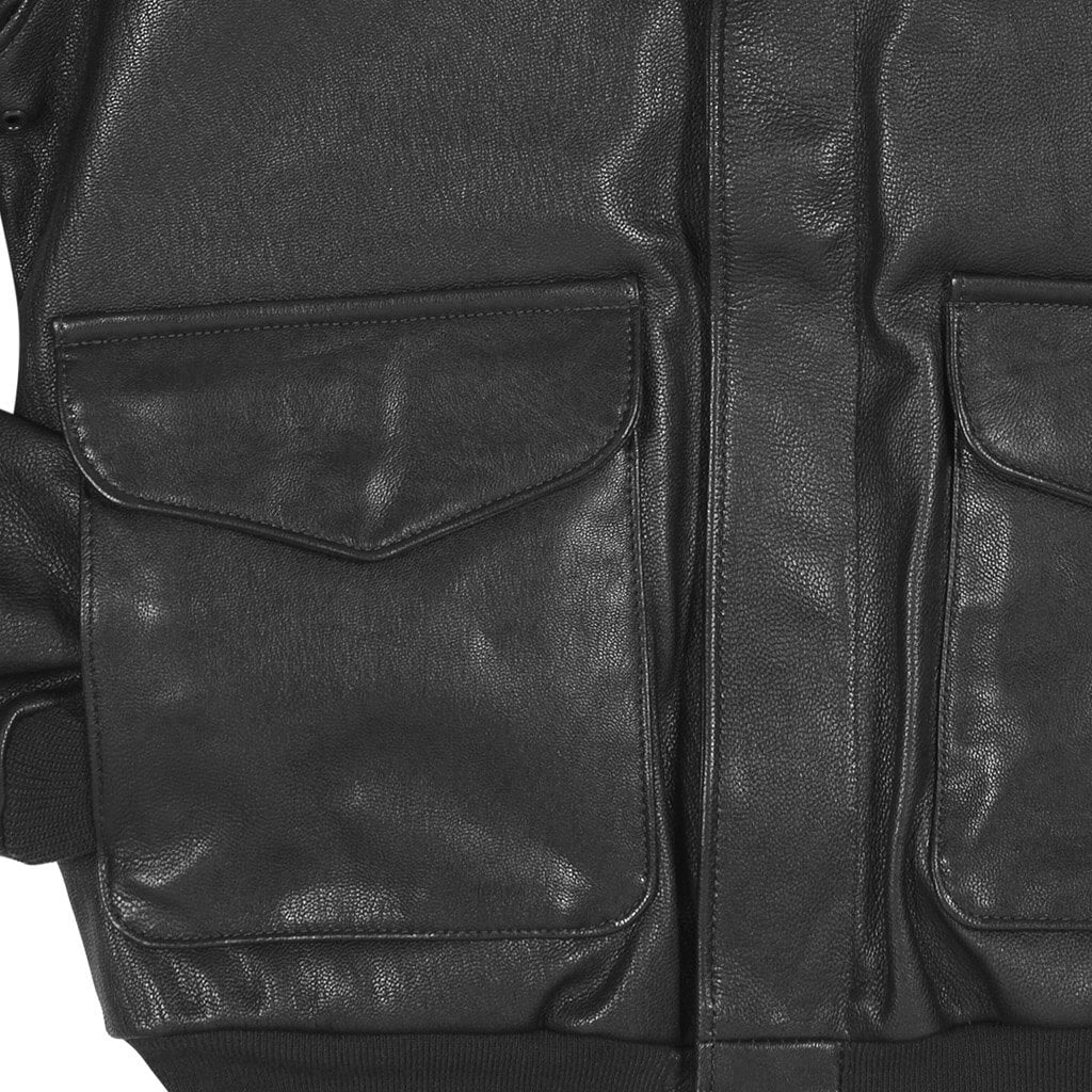 OakLeather U.S.A.F. 21st Century A-2 Jacket Long Black