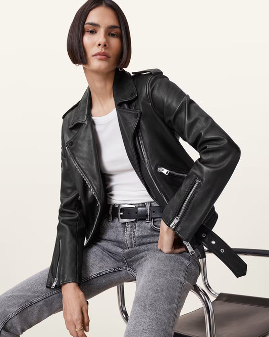 Men’s Balfern Oak Leather Motorcycle Jacket