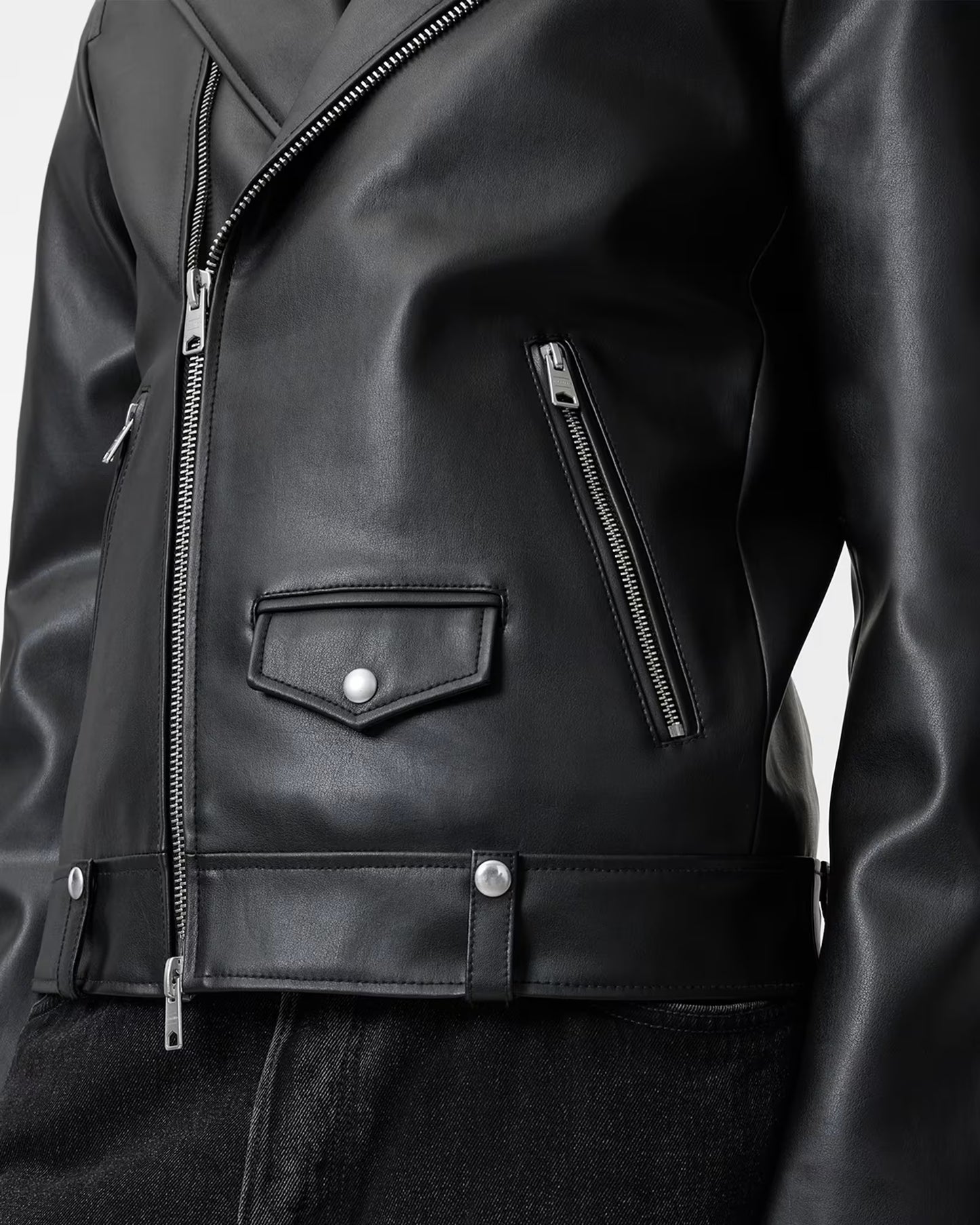 Oak Leather Milo Desserto Biker Jacket – vegan cactus leather, made in Pakistan