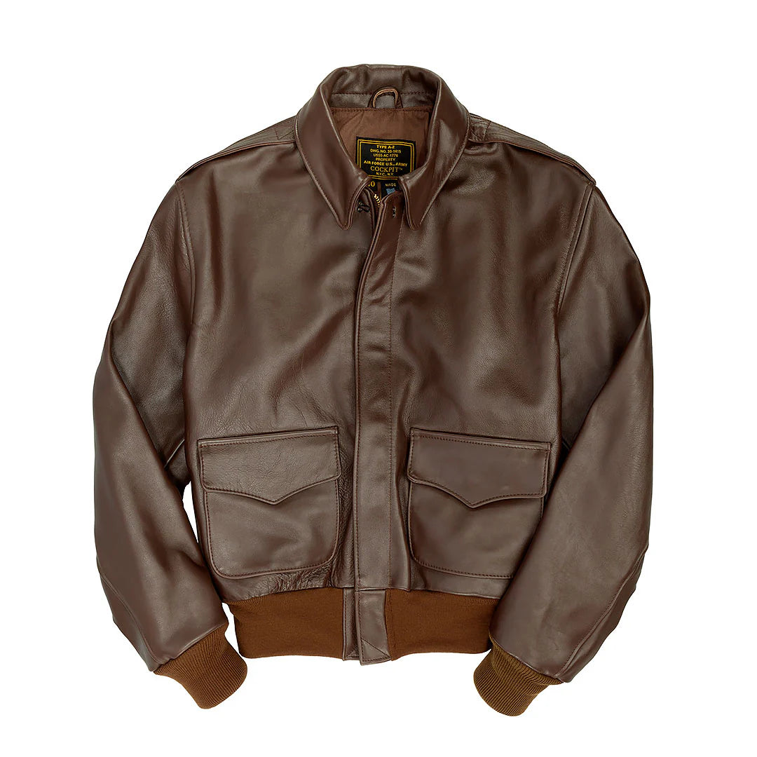 OakLeather WWII Government Issue A-2 Jacket Z2107H front view