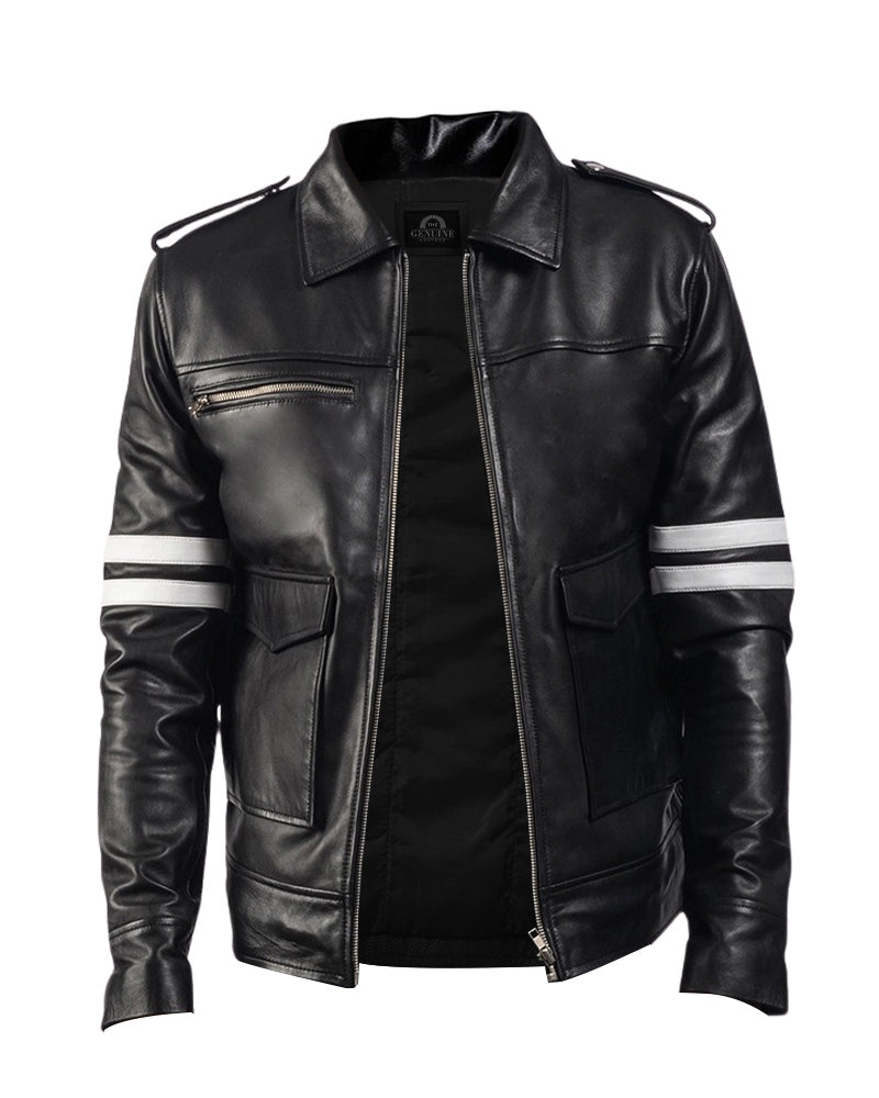 OakLeather Prototype Alex Mercer Cosplay Jacket for Men