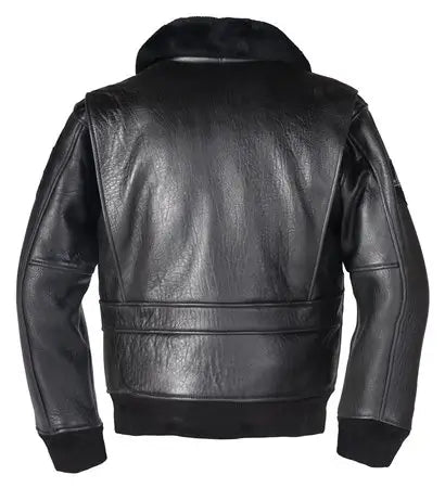 Back view of OakLeather G-1 Military Flight Leather Jacket