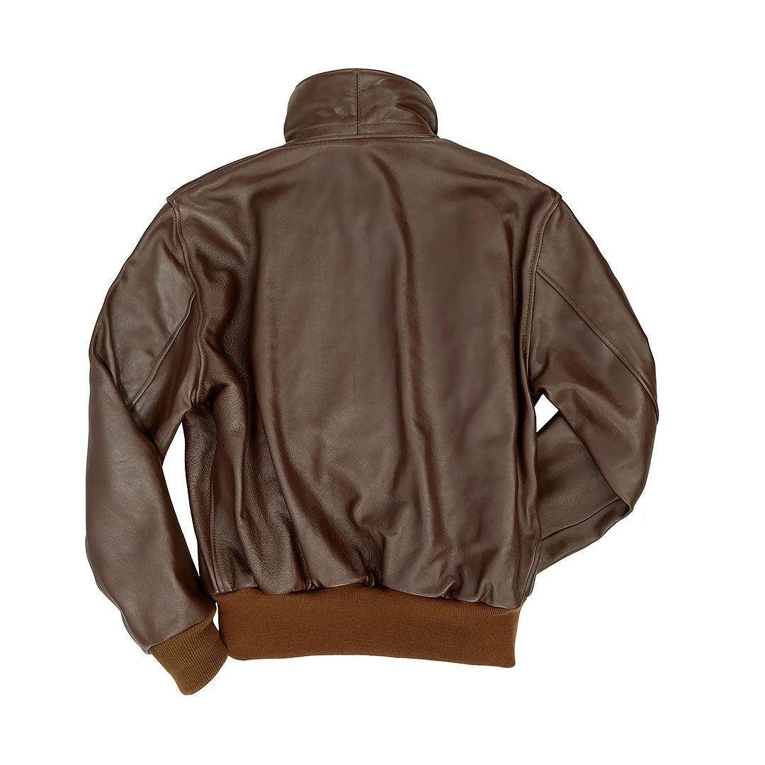 OakLeather WWII Brown A-2 Flight Jacket 1931 reproduction