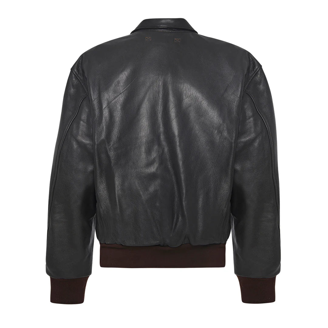 OakLeather D-Day Squadron 2024 80th Anniversary A-2 Jacket Z21C016