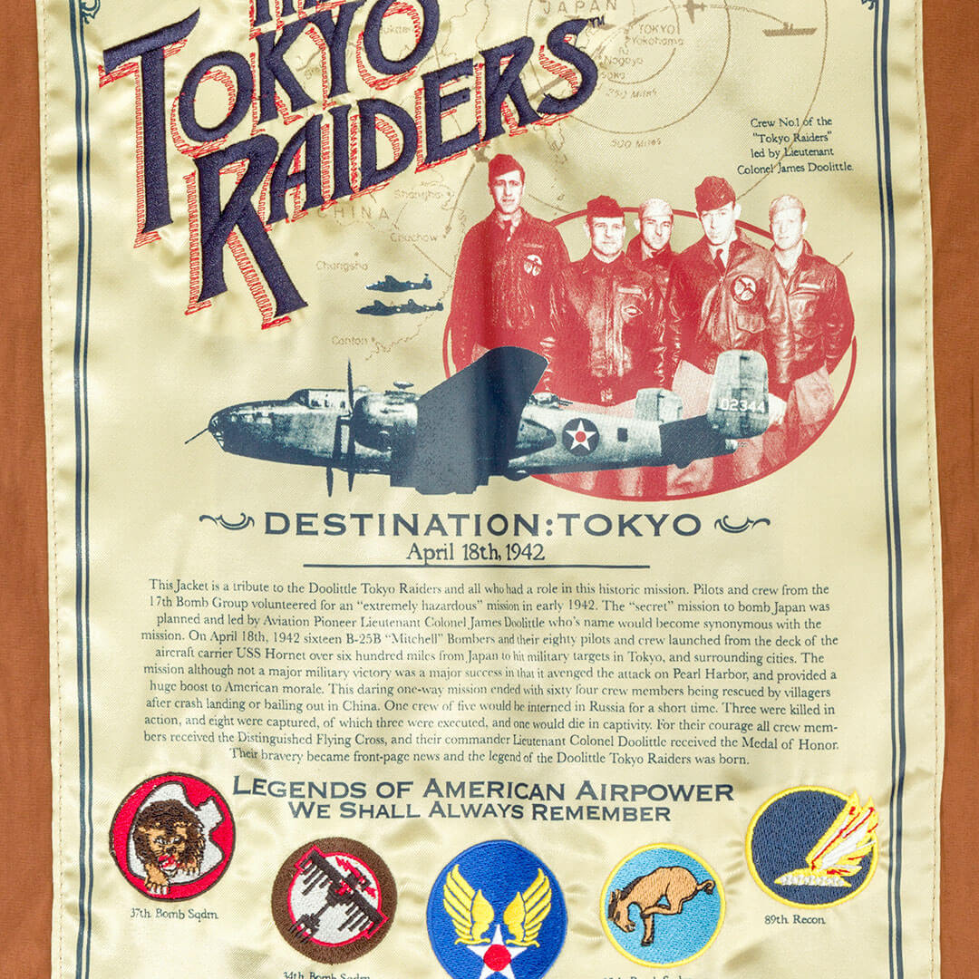 OakLeather 34th Bomb Squadron Tokyo Raiders Flight Jacket